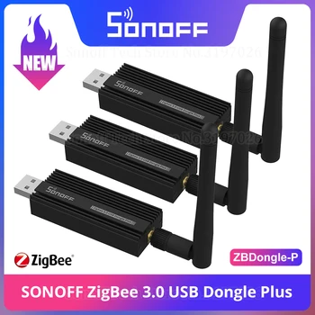 1/5 бр. SONOFF ZB Dongle-P Zigbee 3,0 USB Dongle Универсален портал ZigBee чрез ZHA Zigbee2MQTT Поддържа устройството Sonoff ZBMINI SNZB