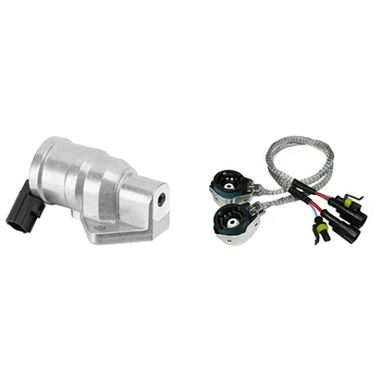 1 бр ZM01-20-660 ZM0120660 Регулаторен клапан за празен ход и 2 броя адаптери за ксеноновых лампи, свързване на теглене на кабели, Кабелна контакт