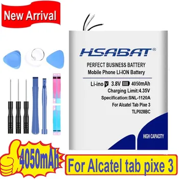100% Оригинална батерия HSABAT 4050mAh TLP028BC TLp028BD за Alcatel tab pixe 3