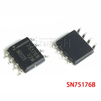 10ШТ SN75176BDR SOP8 SN75176B СОП SN75176 СОП-8 75176B SMD нова и оригинална чип