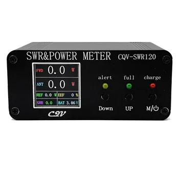 120 W 1,8 Mhz-50 Mhz Цифров Измерител на постоянна вълна КСВ FM AM SSB КСВ Мощност Ваттметр Функция на Алармата