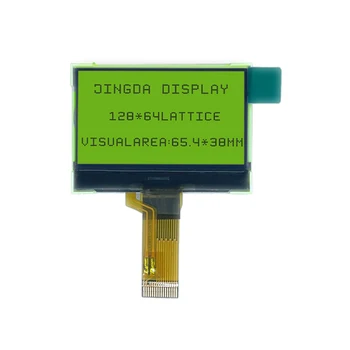 12864 FSTN Положителен Трансфлективный Графичен LCD модул 128X64 спк стартира строителни Кпг St7567 IC Водача С Бяла подсветка LCD матрица на дисплея