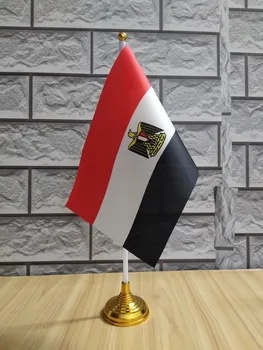 14*21 см флаг на Египет тенис на флаг банер/пластмасови знамена или нещастници по ваш избор, Безплатна доставка 0042