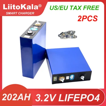 2 елемента 3.2 В 202ah бр 3.2 В lifepo4, литиево-железен фосфат lifepo4 батерии за безмитни вятърна слънчева оф-роуд количка за голф rv
