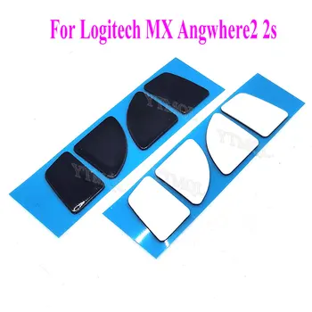 2 комплекта Стикери за крачета на мишката Черни накладки Смяна на Крака на мишката жак за logitech Anywhere MX 2S Mouse