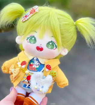20 см idol момиче Меки кукли, дрехи мини плюшени играчки, Дрехи, сладки плюшени кукли, детски играчки подарък