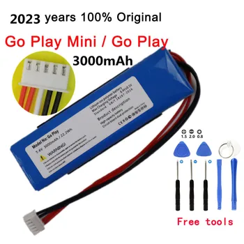 2023 година Оригиналната работа на смени батерия за Harman Kardon Go Play Mini GSP1029102 01, батерии за високоговорители с капацитет 3000 mah + номер за проследяване