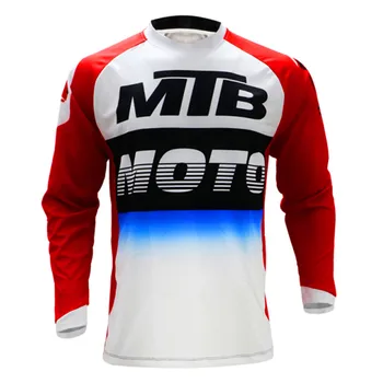 2023 МТБ Състезания Downhill Джърси Риза За Мотокрос с Дълъг Ръкав Moto Polera Мтб Джърси Велосипедна Облекло MX DH Велосипедна Облекло Риза