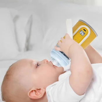 2023 Нагревател за бебешки шишета, нагревател мляко с постоянна температура за кърмене, нощното хранене, ежедневна употреба