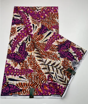 2023 Най-Новата Мода Африканска Восъчен Плат 100% Памук, Нигерия Анкара Восъчни Тъкан Ъгловати Щампи Батик Pagne Висококачествени Шевни Плат