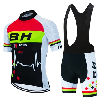 2023 Нова Велосипедна Облекло BH Team, Мъжки Летни Дрехи За Пътят Мотори, Състезателна Дрехи, Бързосъхнеща Велосипедна Фланелка, Комплект Ropa Ciclismo Трико