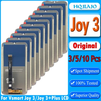 3/5/10 бр. Оригинални За Vsmart Joy 3 LCD-дисплей, Дигитайзер, Тъч възли За Vsmart Joy 3 Plus Подмяна на LCD дисплея Ремонт