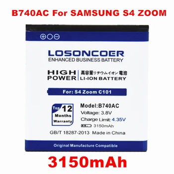 3150 mah B740AC B740AE Батерия за Samsung Galaxy S4 Zoom SM-C1010 C105 NX3000 I939D S4zoom C1010 Батерия за мобилен телефон ~ В наличност