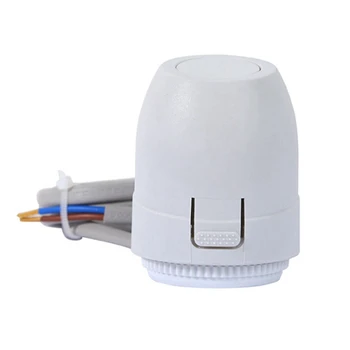 3X Клапан за подгряване на пода NC AC 230V Колектор на електрическа топлинна диск на термостата подгряване на пода