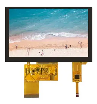 5,0 инча 16,7 М 24-битов RGB 40PIN HD TFT LCD дисплей GT911 GT1151Q Капацитивен/Резистивен сензорен цветен екран 800 (RGB) * 480 6P Интерфейс I2C