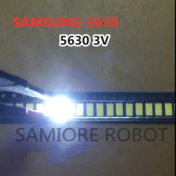 500 бр. за SAMSUNG LED LCD Backlight TV Прилагане на Led светлини със средна мощност 0,5 W 3 В 5630, студено бяла led подсветка LCD телевизор