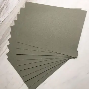 50шт професионални бижута формат А4, ръчно рисувани, сива хартия за картички, дизайн на бижута сива хартия за картички, гваш, светло сив 160 г