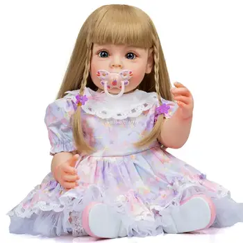55 см Реалистична спящата кукла, мека играчка с хубав личиком, обучение колекция бутици, директен доставка за детски партита