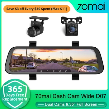 70mai Dash Cam Mirror Wide D07 9,35 