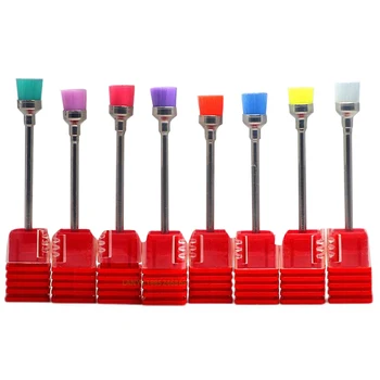 8 цвята, електрическа четка за пробиване на ноктите, 2,35 мм, професионална машина за пробиване на нокти, почистване на нокти тренировки, Аксесоари