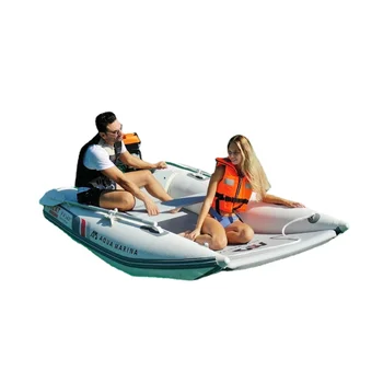 AQUA MARINA 2021 НОВА надуваема лодка AIRCAT с широка палубата, лека лодка от PVC за 4-5 души, гумена спортна лодка с гребло