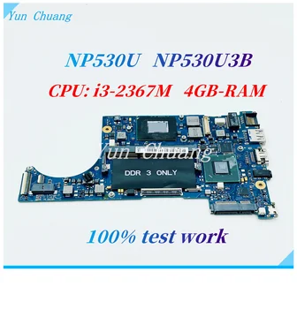 BA41-01902A BA41-01901A За Samsung NP530U NP530U3B дънна Платка за лаптоп с процесор i3, i5, 4 GB оперативна памет DDR3 дънна Платка 100% работи