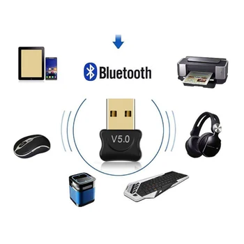 Bluetooth 5.0 Оригинален plug PC Забележка Настолен лаптоп Bluetooth USB адаптер и приемник Портативен Bluetooth адаптер