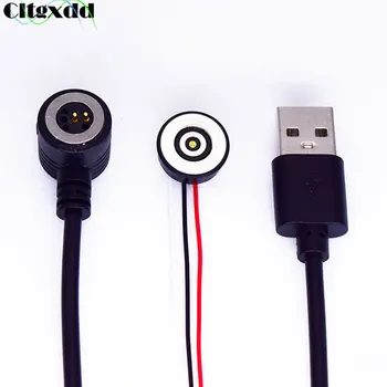 Cltgxdd 1 бр. на 3-пинов конектор с глух всасыванием на 360 °, магнитен конектор за Пого Pin, USB-кабел за зареждане магнит