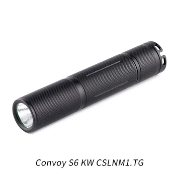 Convoy S6 черно KW CSLNM1.TG SFT40 18650 фенерче, прожектор, фенер