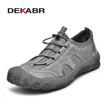 DEKABR/ Лятна Мъжки обувки от Окото на Материала, Стилни Нови Маратонки, Мъжки Модни и Ежедневни Обувки, Дишаща Мъжки Лоферы Zapatillas Hombre