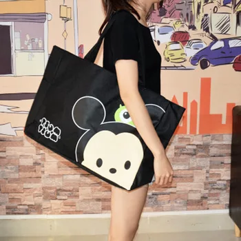 Disney чанта за пелени с Мики и Мини на рамото, мультяшная дамска чанта-тоут, чанти голям капацитет, дамски водоустойчива чанта за пазаруване