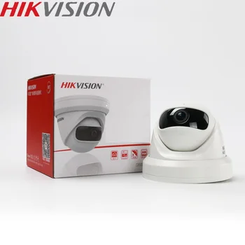 HIKVISION DS-2CD2345G0P-I 4-Мегапикселова сверхширокоугольная куполна IP камера на 180 ° С поддръжка на PoE IR 20M EZVIZ Актуализация Hik-Connect