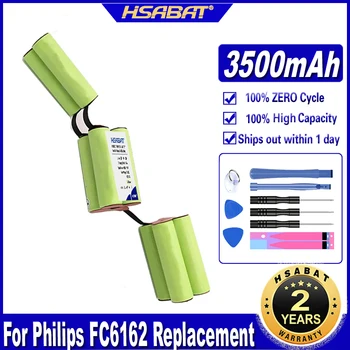 HSABAT FC6162 FC6142 FC6140 3500 mah NI-MH Батерия за Батерии Philips FC6162 FC6142 FC6140