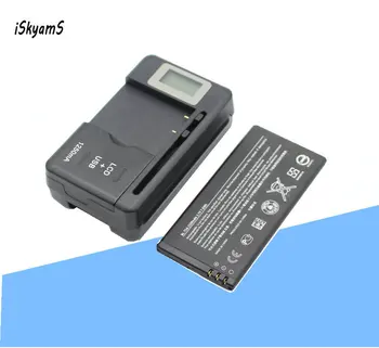 iSkyamS 1x2100 ма Сменяеми литиево-йонна батерия BL-T5A + Универсално зарядно за Nokia Lumia 550 bl-t5a 3,7 В