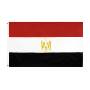JohninUSEA 60x90 см/90x150 см EGY Флаг на Египет 2x3 фута/3x5 фута Национален банер