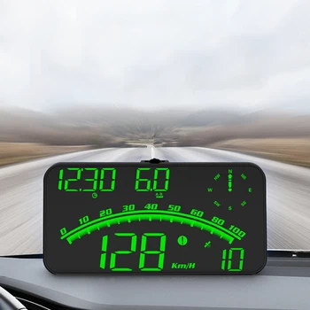 Led дисплей, проекторът на предното стъкло G10, универсален HUD GPS, километраж, фарове за дисплей Скоростомер, с аларма за превишаване на скоростта, умората при шофиране