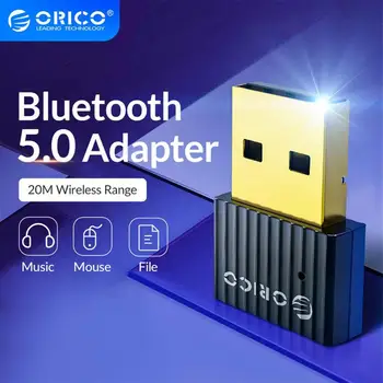 ORICO BTA-508 Mini USB, Безжичен адаптер Bluetooth съвместим адаптер-ключ Преносим аудиоприемник-предавател адаптер за PC