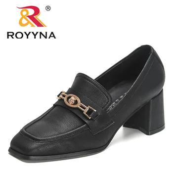 ROYYNA/ Новост 2023, дизайнерски обувки, които растежа, вечерни обувки-лодка на висок ток за момичета, класическо женско офис рокля, сватбени обувки Feminimo