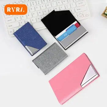 RYRA 2023 Нова Алуминиева Кутия За съхранение на Бизнес-идентификация на Притежателя на кредитната карта Мини Куфар Притежателя Кутии за банкови карти Калъф за визитни картички