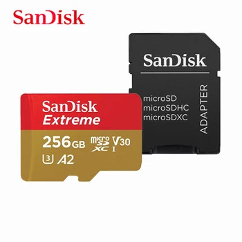 SanDisk Extreme Micro SD Карти 64 GB Micro SD 128 GB 32 GB Карта с флаш памет SD 256 GB U3 4K V30 400 GB Microsd 512 GB И 1 TB TF Карта