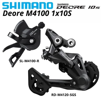 Shimano Deore M4100 1x10S Ключове за планински велосипеди Groupset SL-M4100 Лост за Превключване на RD-M4120 RD-M5120 Задни Велосипеден преминете Basic m6000