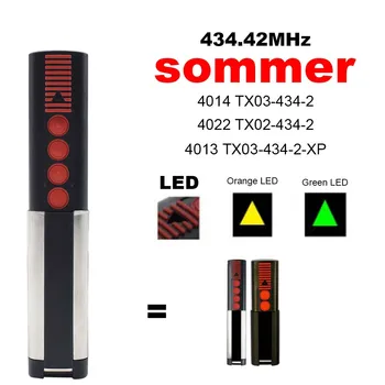 SOMMER TX03-434-4- XP 434,42 Mhz дистанционно управление на гаражни врати, ключодържател