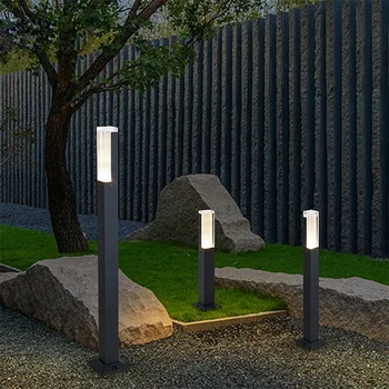 TEMAR Външен led светлина за косене на трева, алуминиев Водоустойчив Градински лампа, Творчески декоративна лампа за Вила Duplex Park