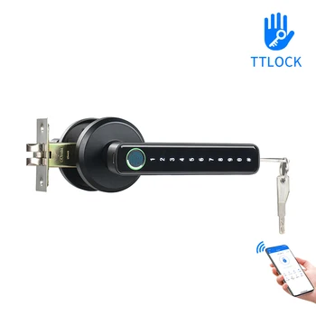 TTlock APP дистанционно управление на смарт парола от пръстови отпечатъци Заключване с една капаче за вътрешно ползване у дома