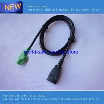 USB AUX, USB Кабел Въвеждане на Кабел за Теглене Кабели За BMW E91 E92 3 серия 5 серия Professional CD навигация Bluetooth аудио