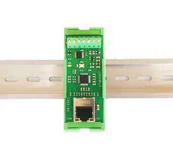 W5500 Ethernet Shield TCP/IP за монтиране на DIN-шина за Arduino ESP32