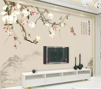 wellyu Персонализирани тапети от папие-маше, стенопис Yutang, богат китайски стил, стените в хола, 3d тапети, начало декор, папие-маше