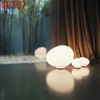 WPD скандинавски настолна лампа творчески led лампа под формата на бели яйца, Модерна лампа за спални за декорация на дома