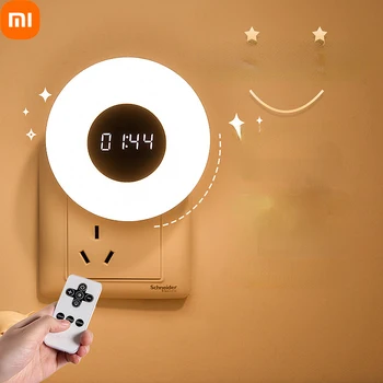 Xiaomi Shape led нощна светлина с дистанционно управление, изход за телефон, лампа за Декор за спалня, нощни стенни лампи, Ночники за дома, за сън на Бебето