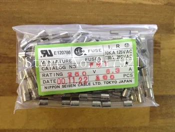 [ZOB] Внос на японски реактивен предпазител FBT 5X20 6.3A250V оригинално взрывозащищенное стъкло - 200 бр./лот
